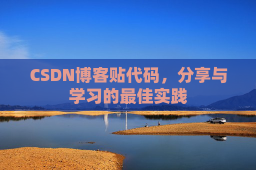 CSDN博客贴代码,分享与学习的最佳实践
